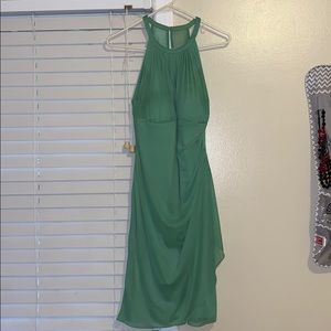 Green Sleeveless Dress, David’s Bridal, Size 8